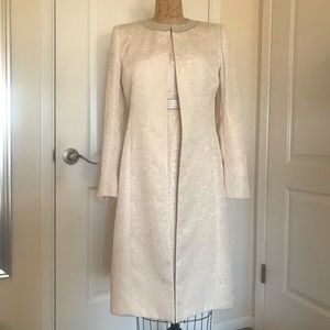 Kasper Sheath Dress with Overcoat—vintage vibes